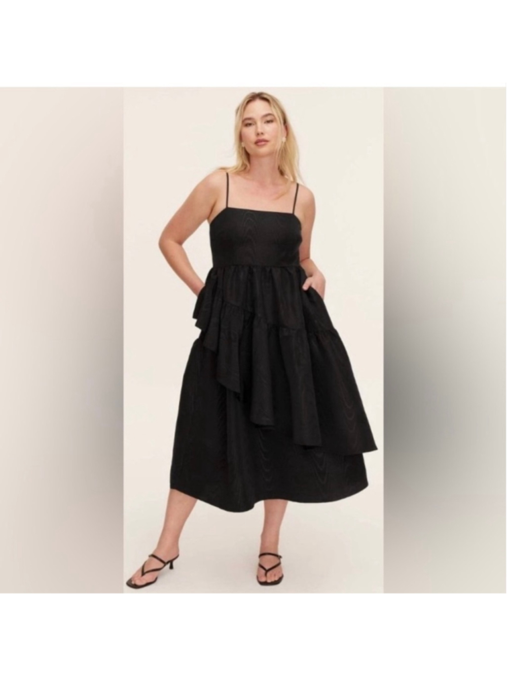 Kate Spade Black Seersucker Irene Dress|medium|